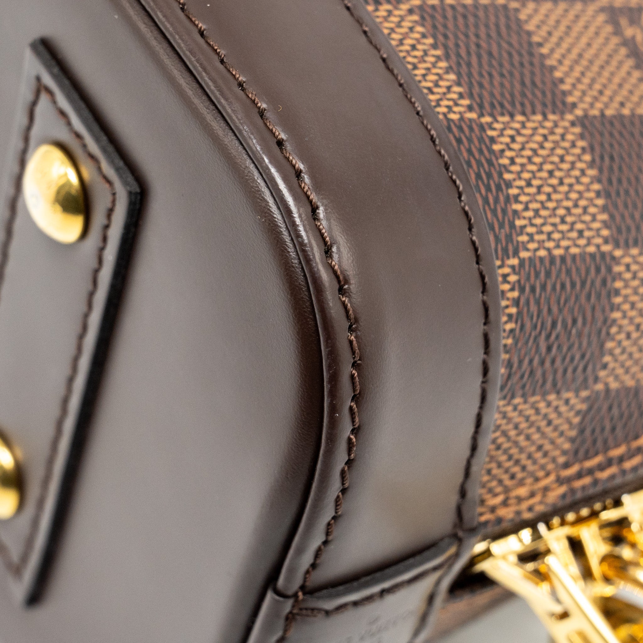 LOUIS VUITTON ALMA BB DAMIER EBENE CANVAS GHW