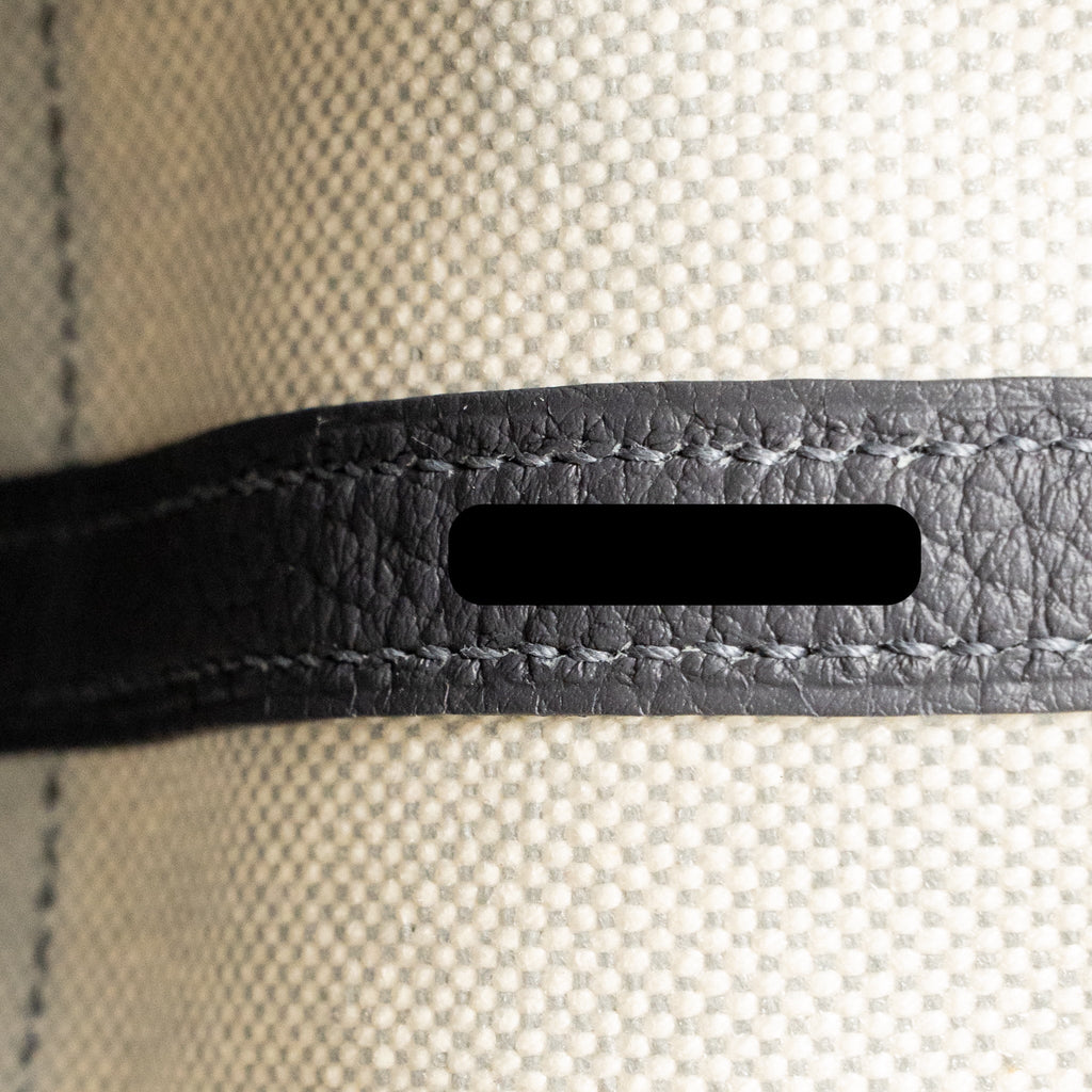 HERMES NEO GARDEN PARTY 23 CANVAS/NEGONDA ECRU/BLEU GLACIER/ARDOISE SHW