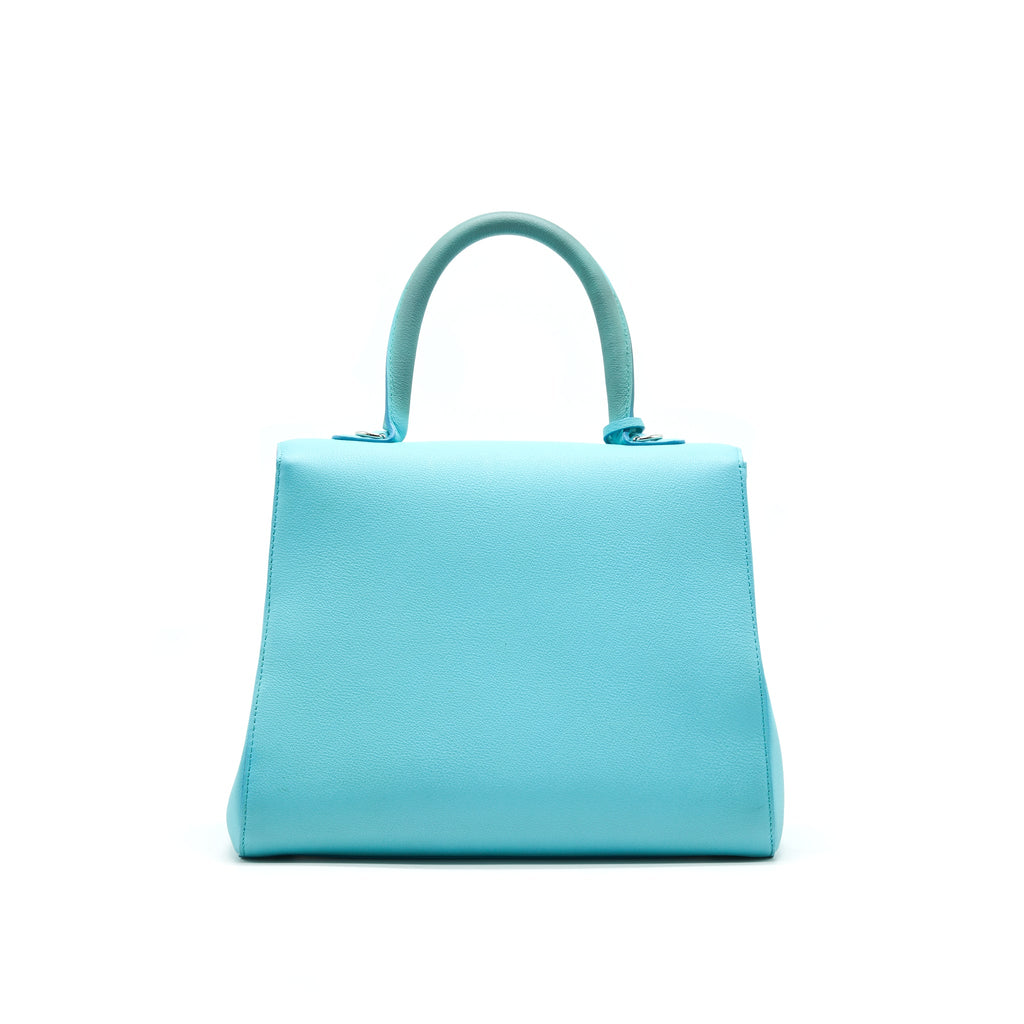 DELVAUX BRILLIANT MM IN TURQUOISE CALFSKIN SHW