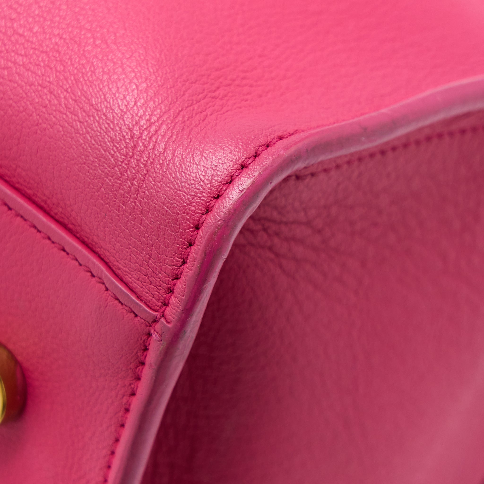 SAINT LAURENT CABAS TOTE BAG PINK GHW