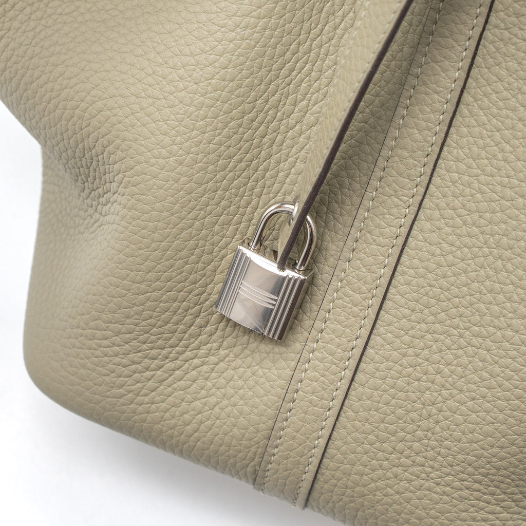 HERMES PICOTIN 22 LOCK BAG CLEMENCE SAUGE SHW