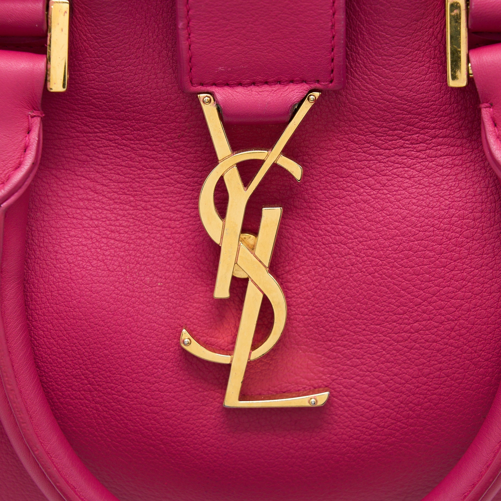 SAINT LAURENT CABAS TOTE BAG PINK GHW