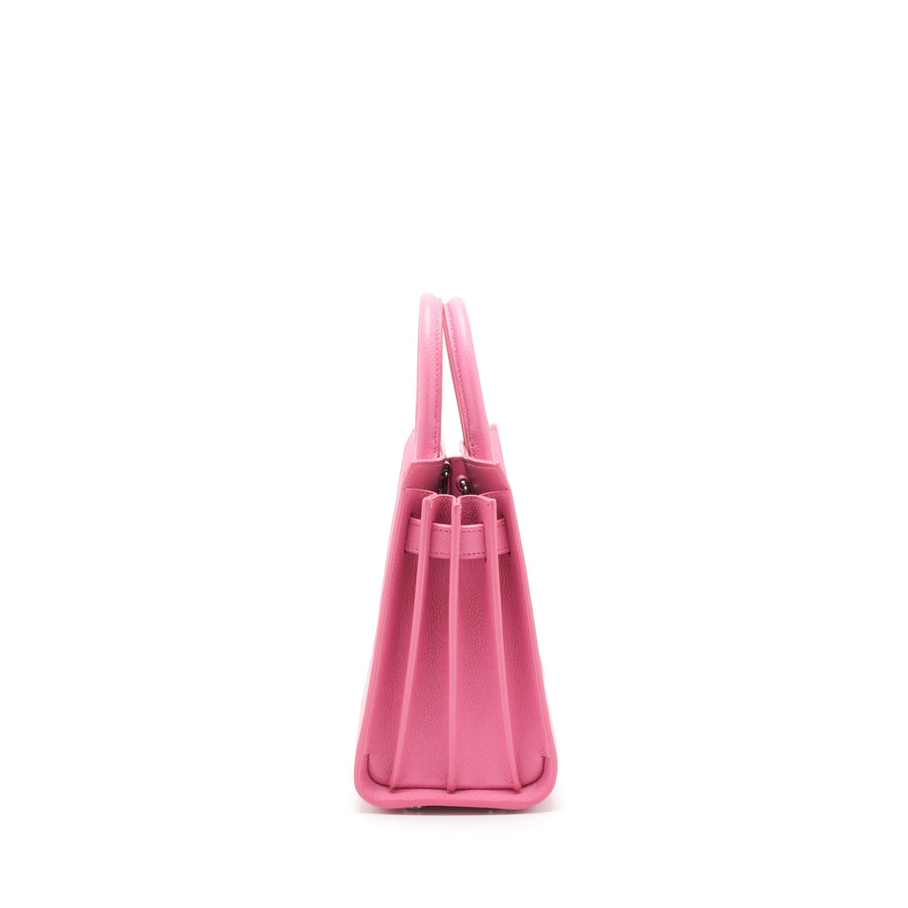 SAINT LAURENT (YSL) SAC DE JOUR CALFSKIN PINK SHW
