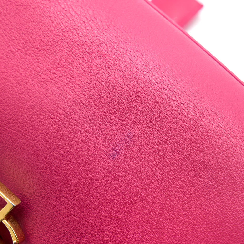SAINT LAURENT CABAS TOTE BAG PINK GHW