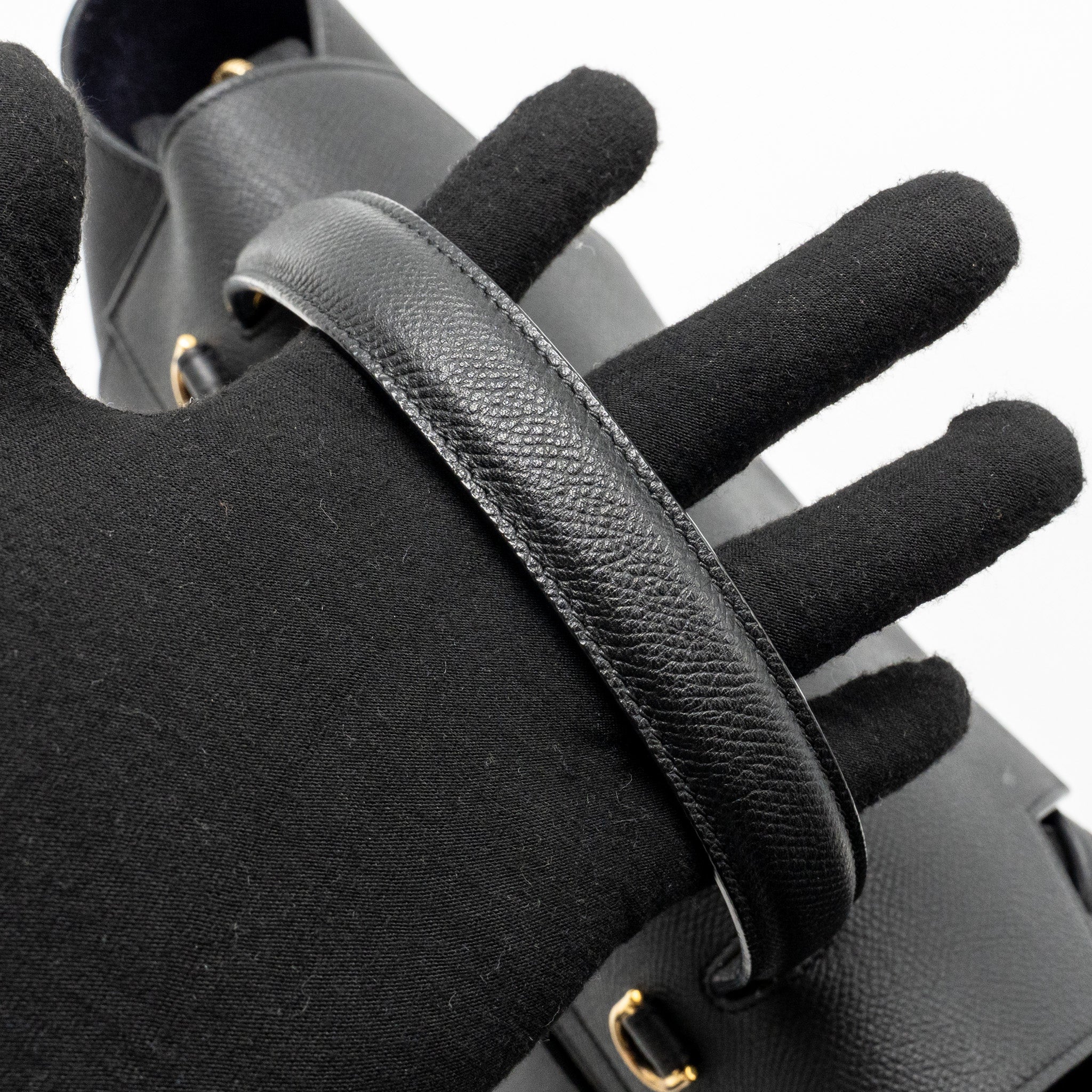 CELINE MINI BELT BAG CALFSKIN BLACK GHW