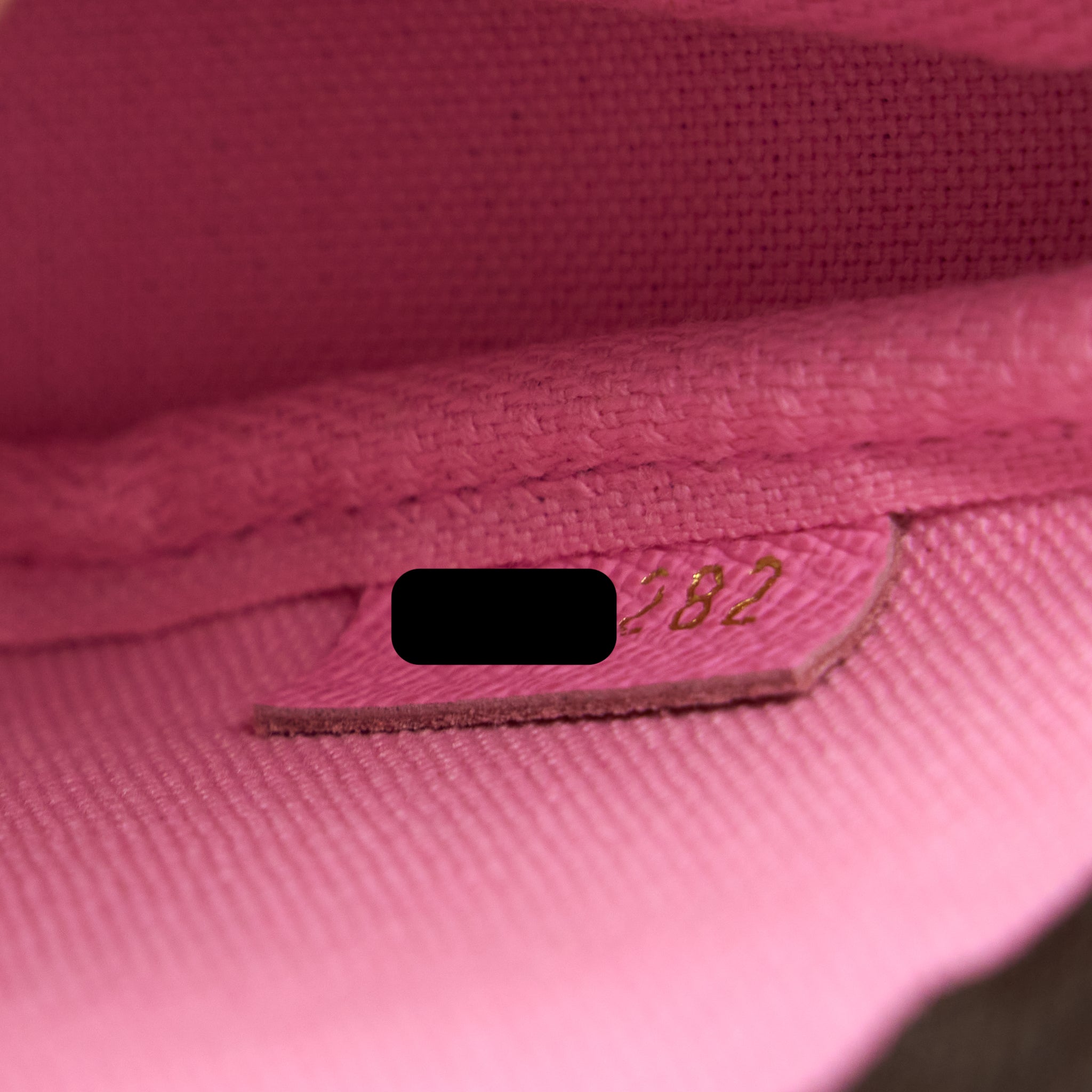 LOUIS VUITTON MINI POCHETTE ACCESSORIES MONOGRAM CANVAS/PINK GHW