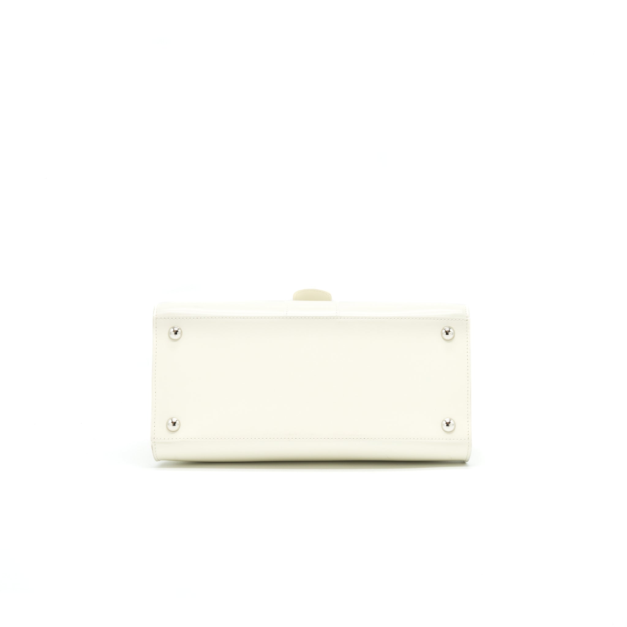 DELVAUX BRILLIANT MM IN WHITE BOX CALFSKIN WHW