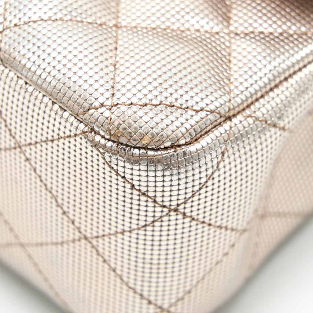 CHANEL SEASONAL MEDIUM FLAP BAG IN CHAMPAGNE PINK SHW