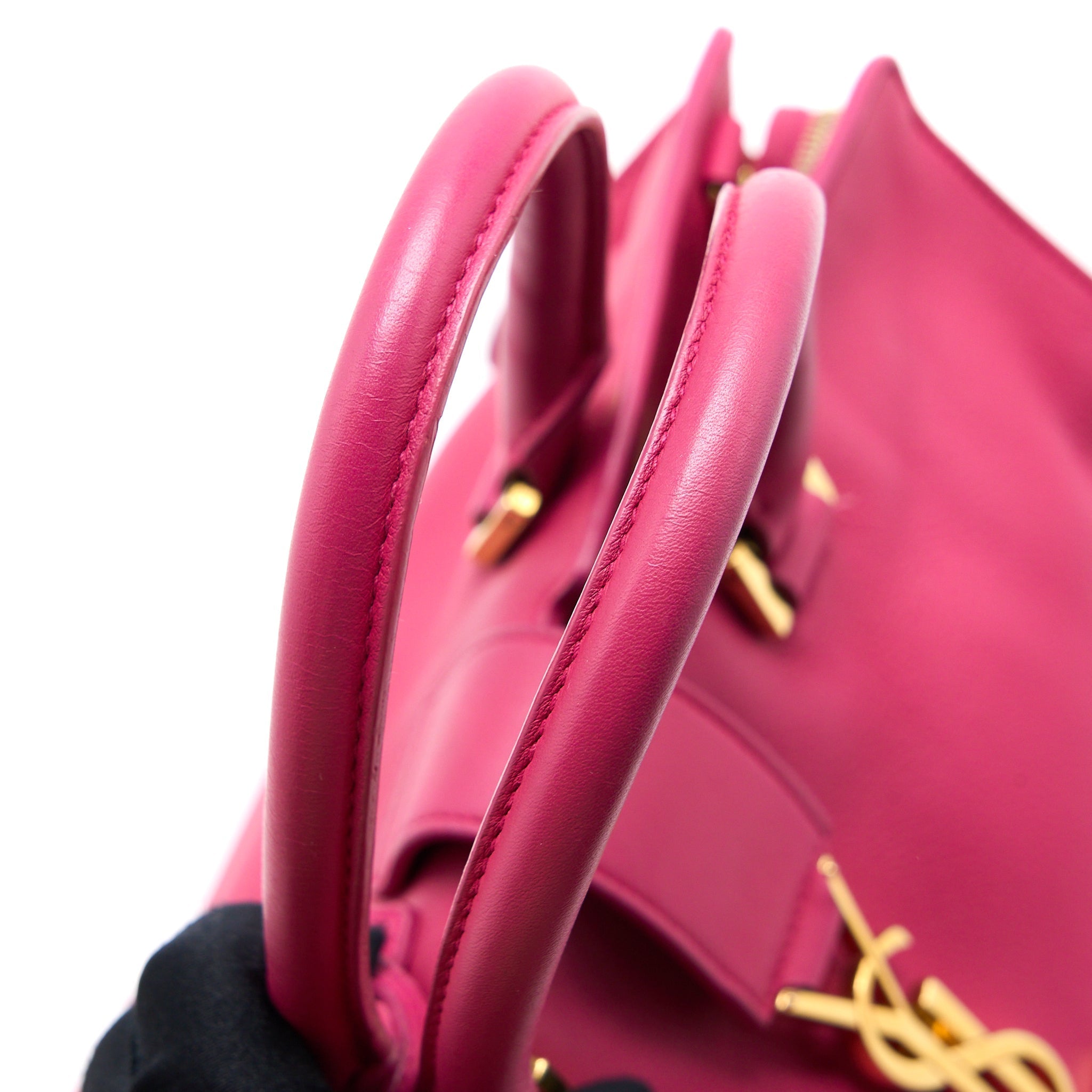 SAINT LAURENT CABAS TOTE BAG PINK GHW