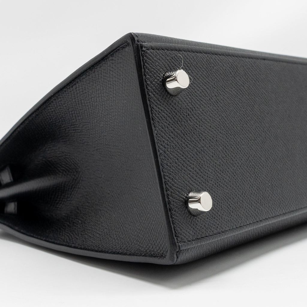HERMES KELLY 25 EPSOM BLACK SHW