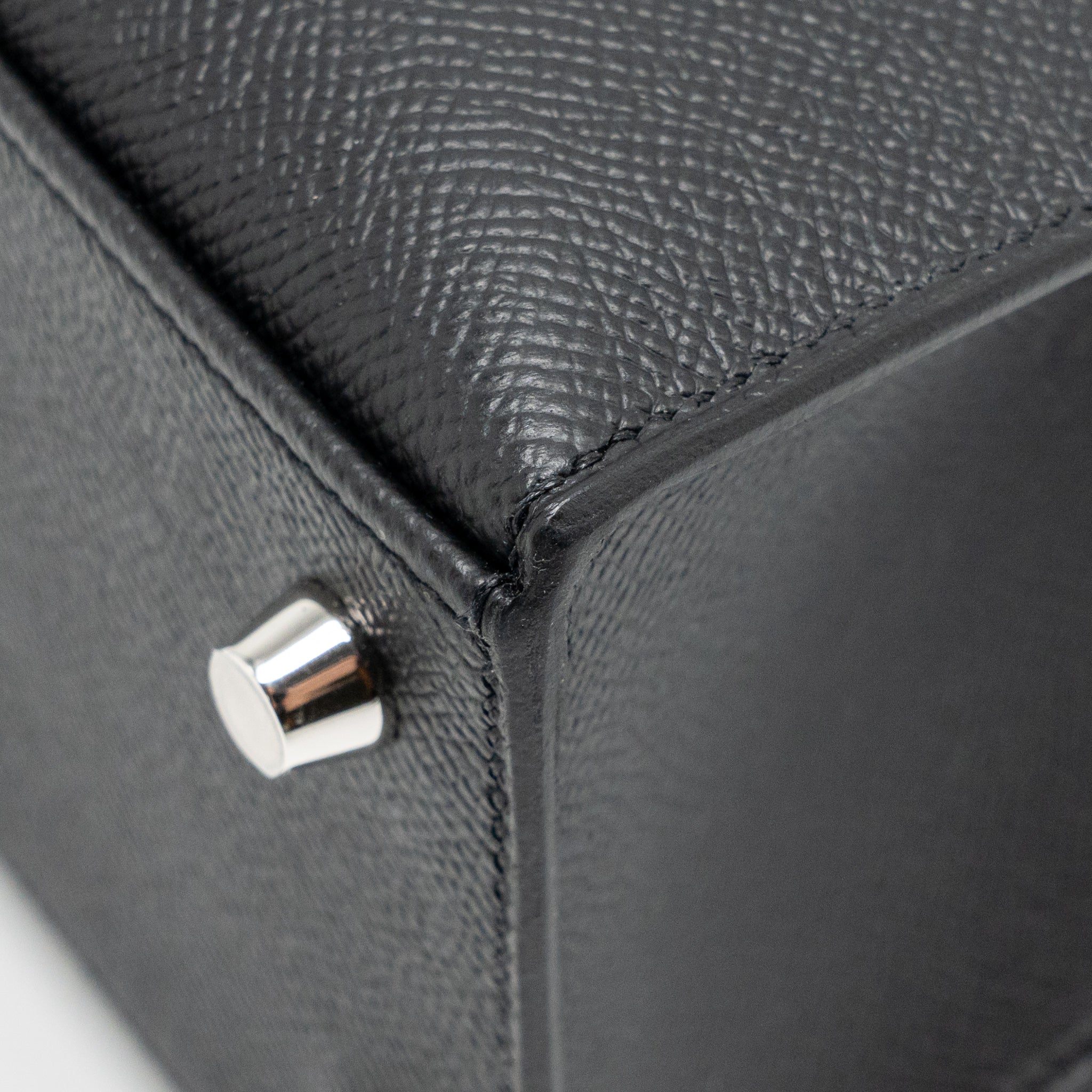 HERMES KELLY 25 EPSOM BLACK SHW
