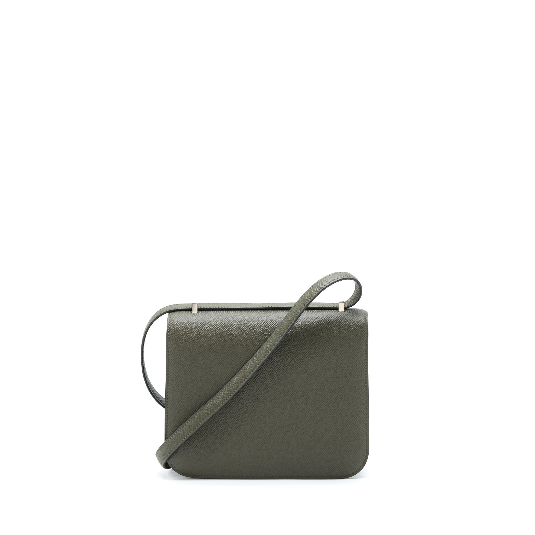 HERMES MINI CONSTANCE EPSOM C6 VERT DE GRIS SHW