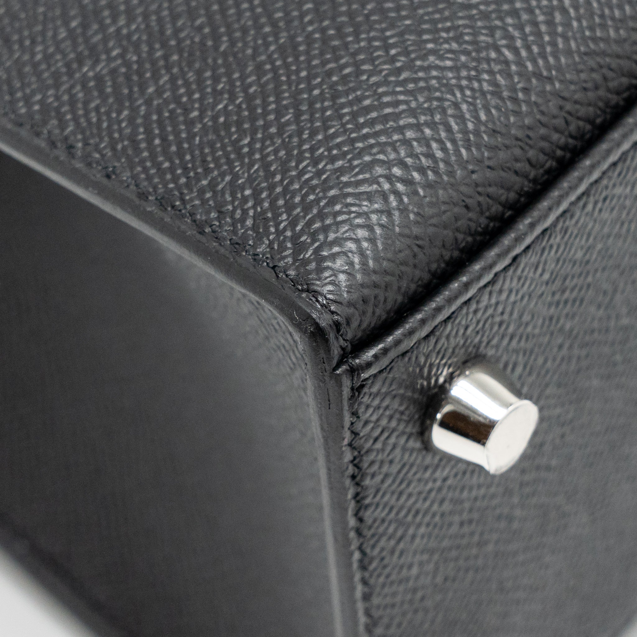 HERMES KELLY 25 EPSOM BLACK SHW