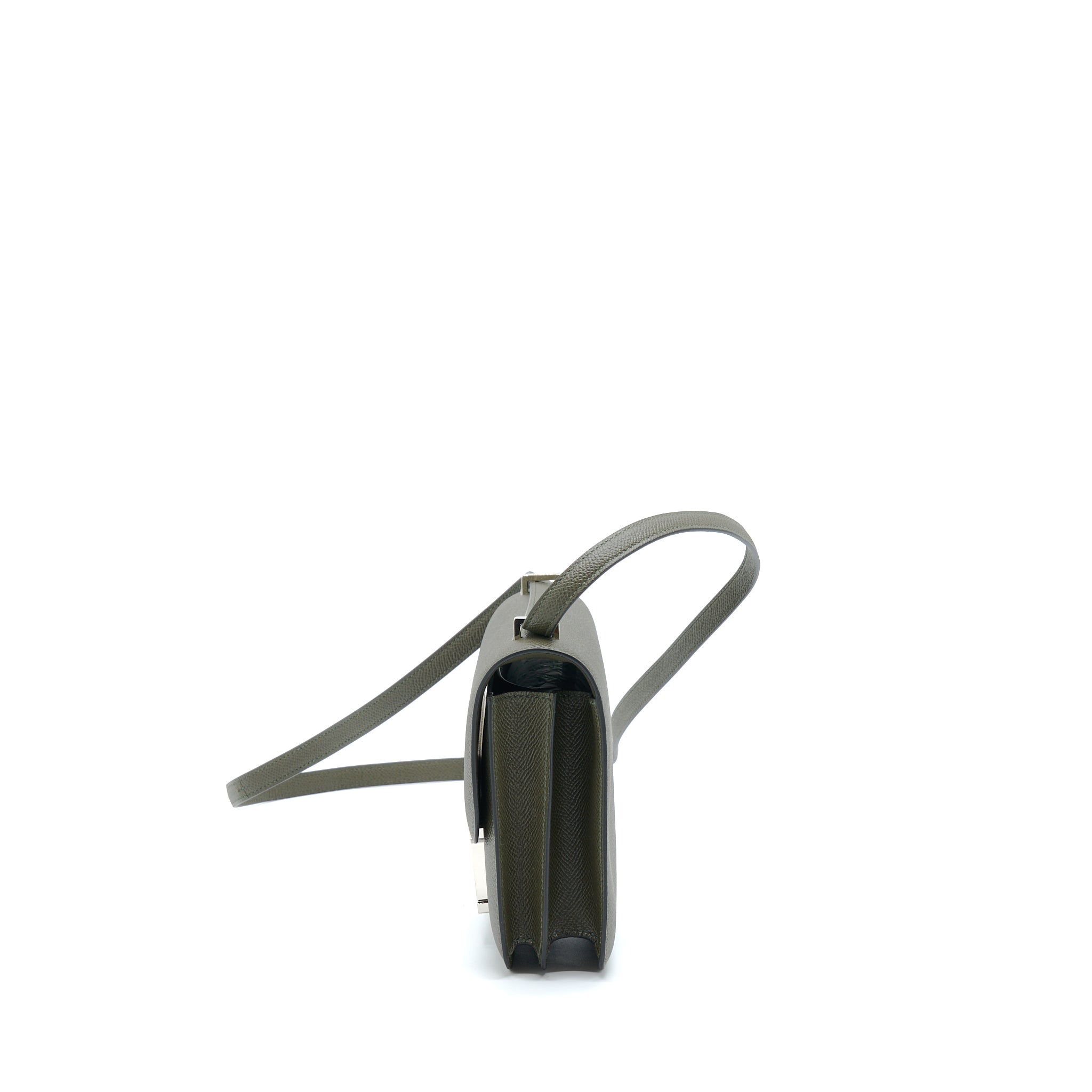 HERMES MINI CONSTANCE EPSOM C6 VERT DE GRIS SHW