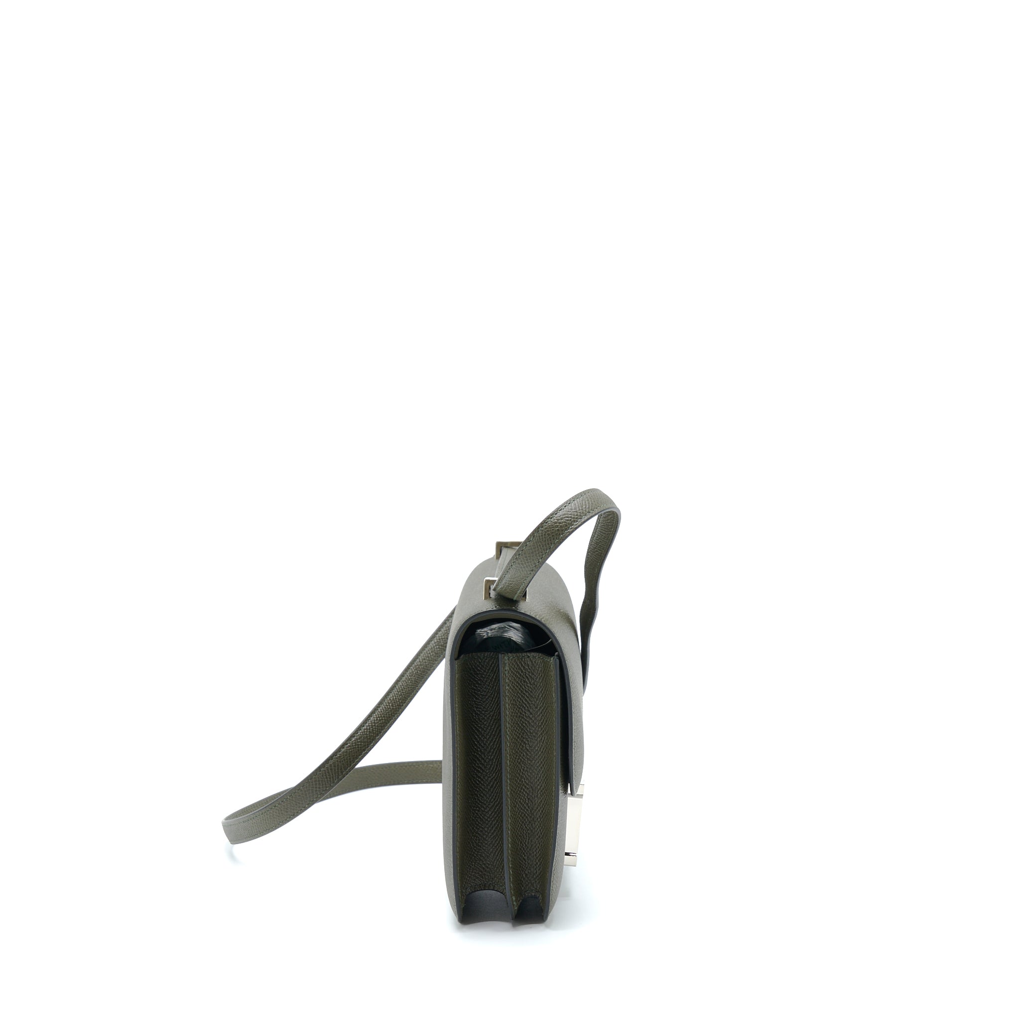 HERMES MINI CONSTANCE EPSOM C6 VERT DE GRIS SHW