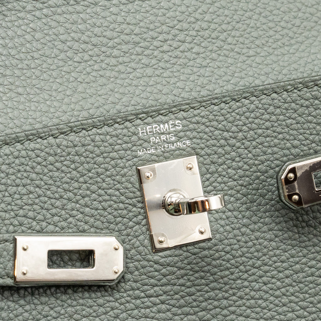 HERMES KELLY 25 TOGO VERT AMANDE SHW