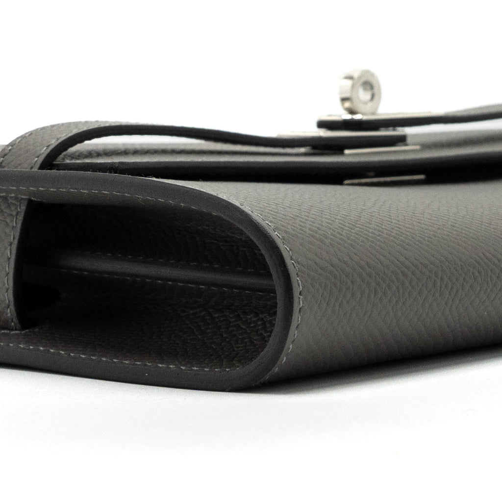 HERMES KELLY TO GO EPSOM GRIS MEYER SHW