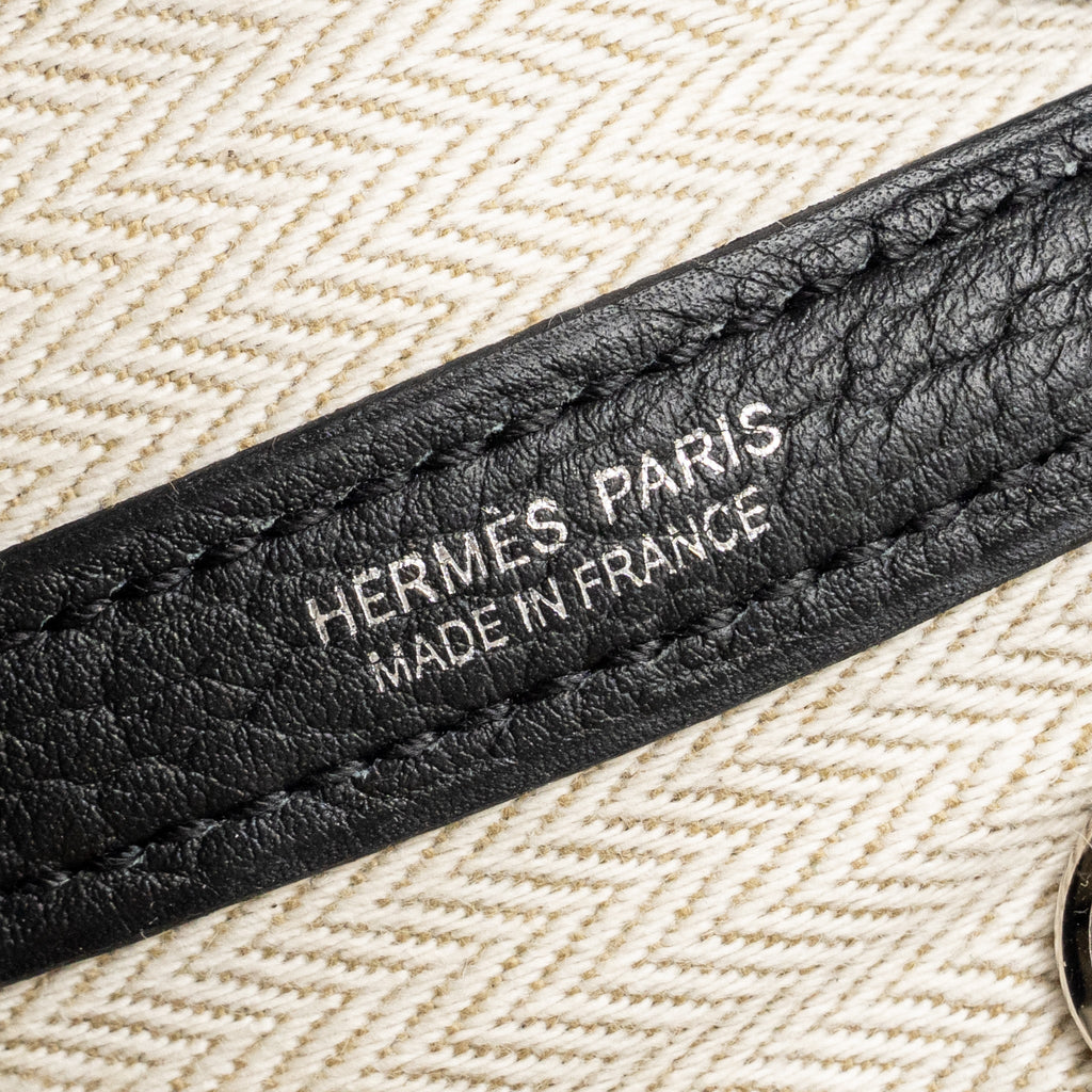 HERMES GARDEN PARTY 23 NEGONDA BLACK SHW