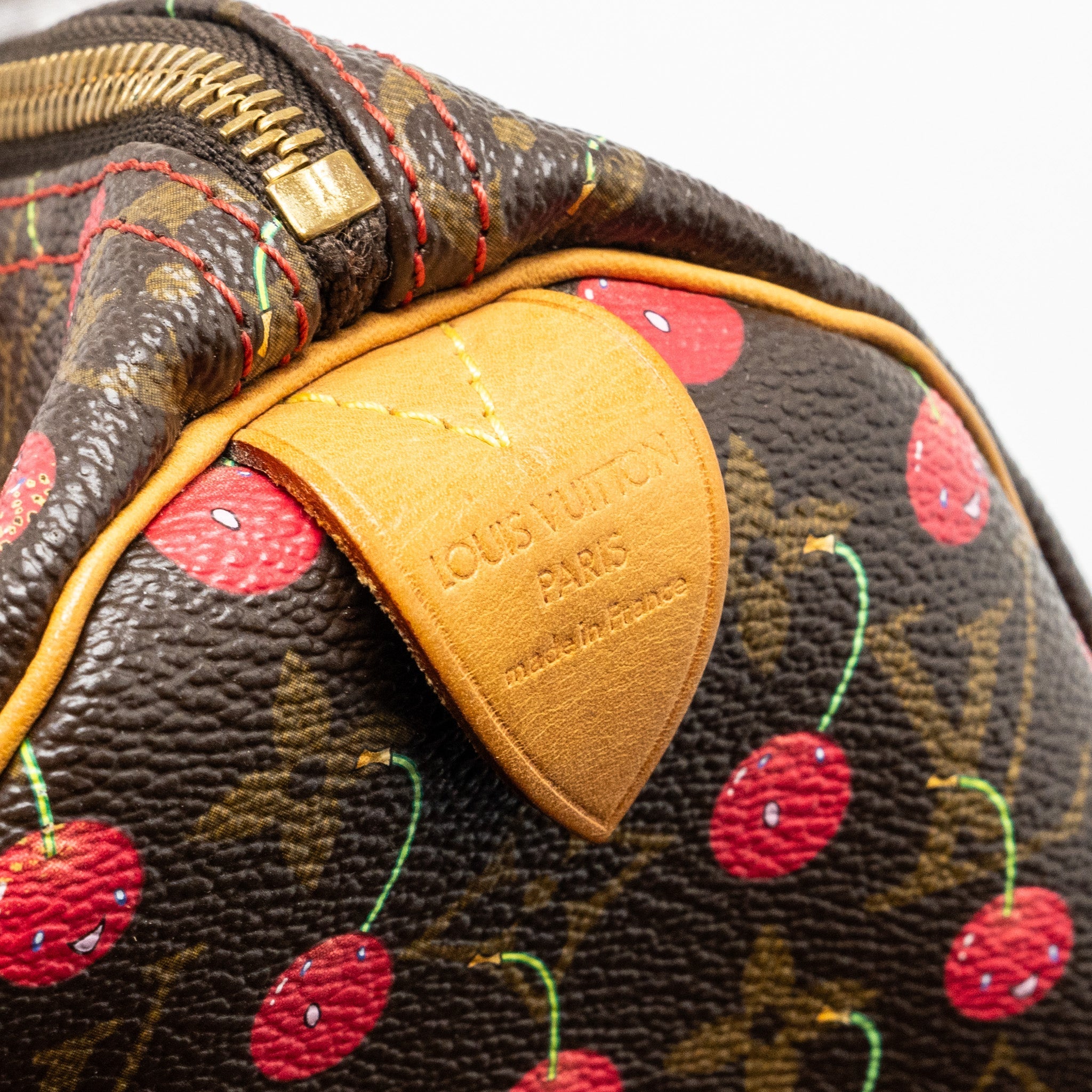 LOUIS VUITTON SPEEDY 25 CHERRY BLOSSOM MONOGRAM CANVAS GHW