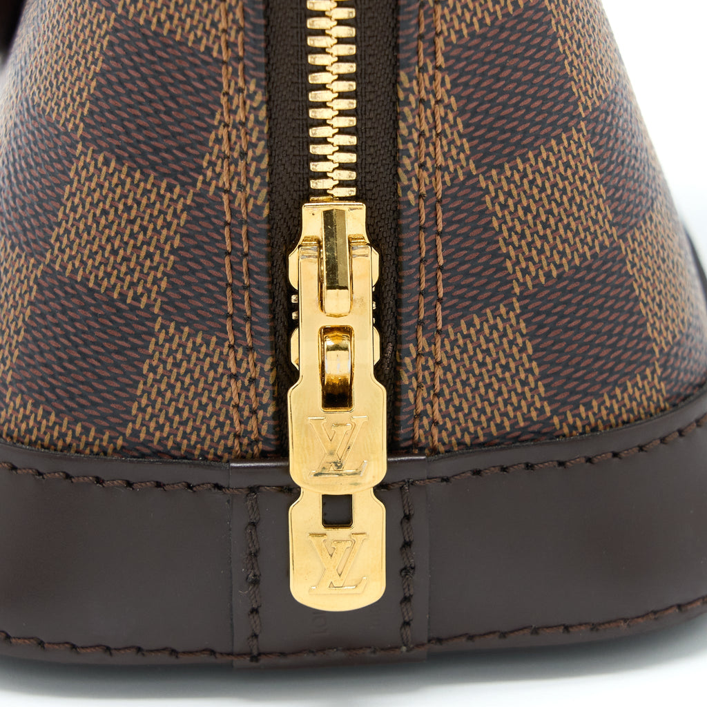 LOUIS VUITTON ALMA BB DAMIER EBENE CANVAS GHW