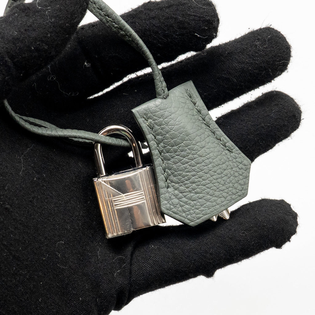 HERMES KELLY 25 TOGO VERT AMANDE SHW