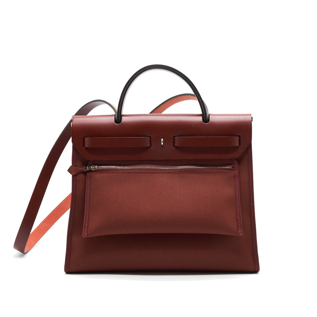 HERMES HERBAG ZIP 31 IN ROUGEH SHW