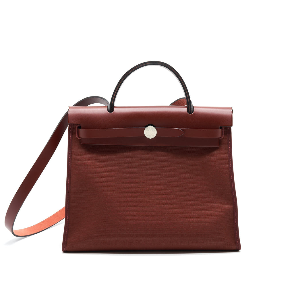 HERMES HERBAG ZIP 31 IN ROUGEH SHW