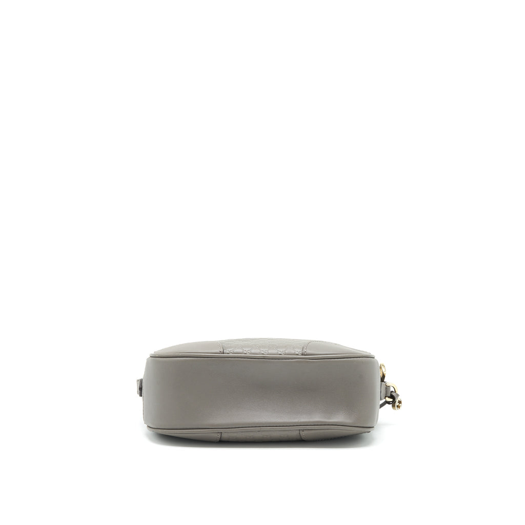 GUCCI GUCCISSIMA CROSSBODY BAG GREY LGHW