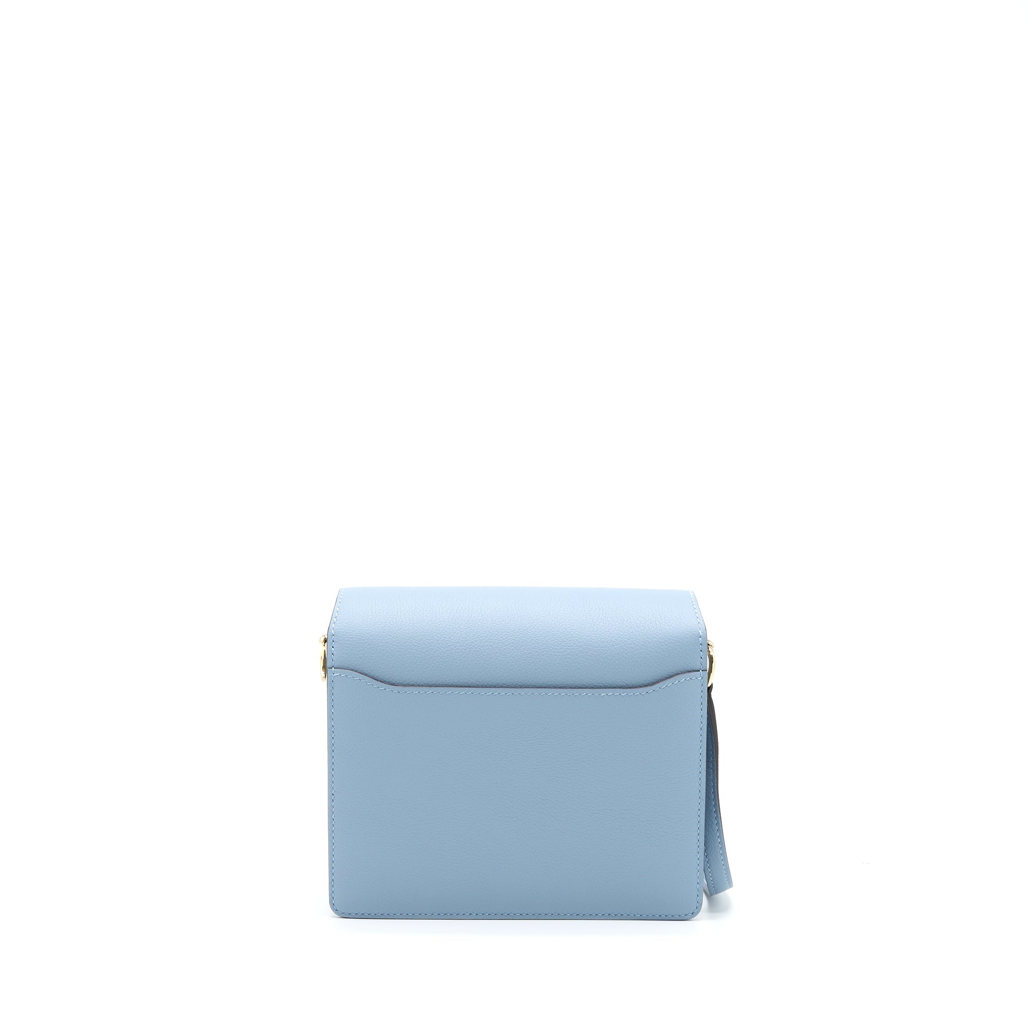 HERMES MINI ROULIS EVERCOLOR BLEU LIN GHW