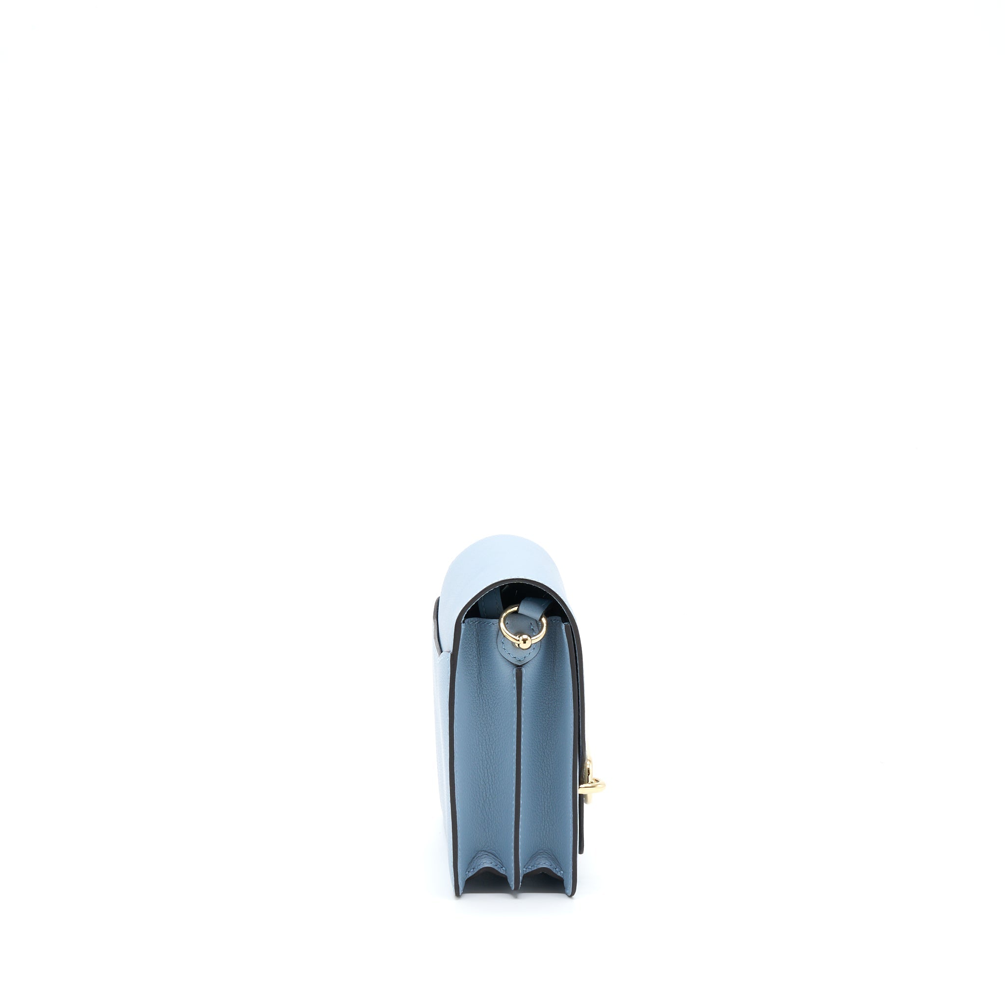 HERMES MINI ROULIS EVERCOLOR BLEU LIN GHW