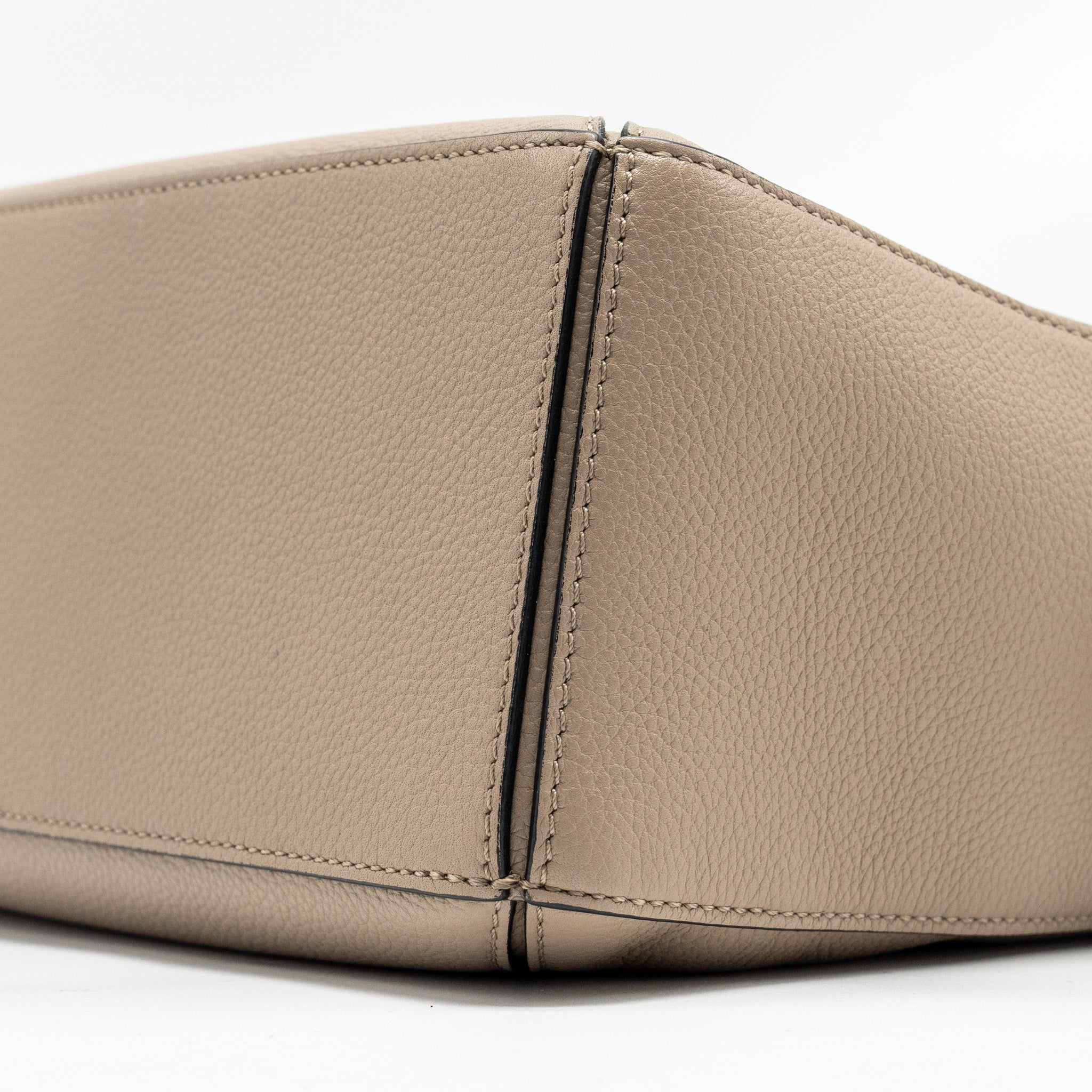 LOEWE SMALL PUZZLE BAG CALFSKIN SAND GHW