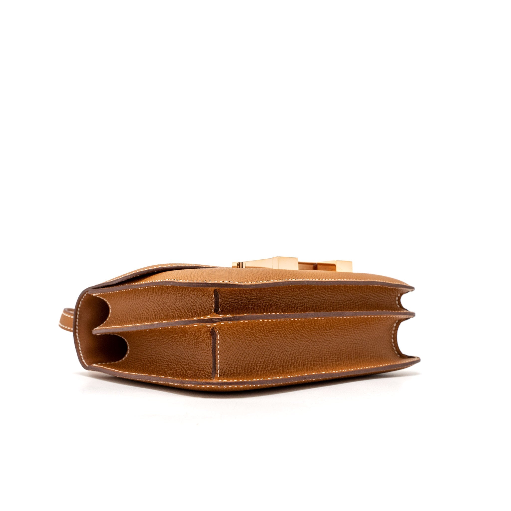 HERMES CONSTANCE MINI EPSOM GOLD RGHW