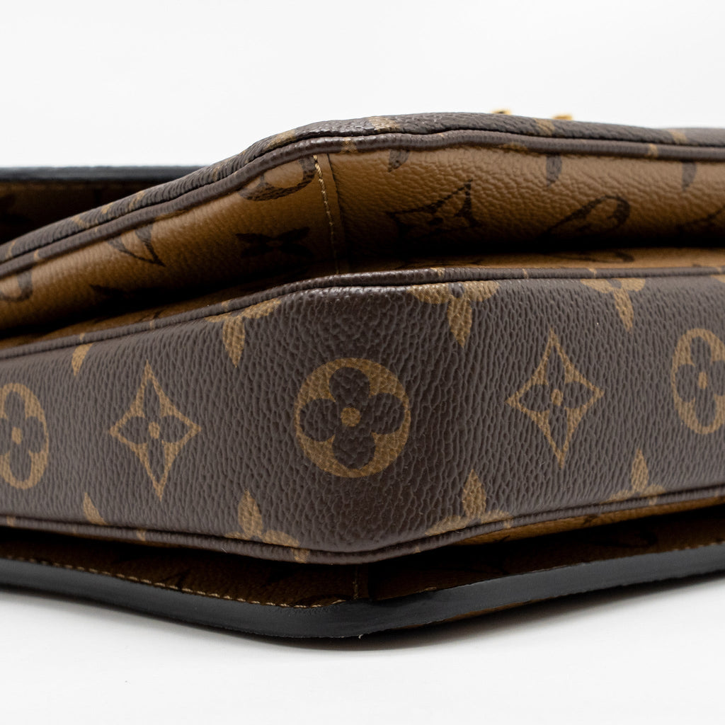 LOUIS VUITTON POCHETTE MÉTIS MONOGRAM REVERSE CANVAS GHW