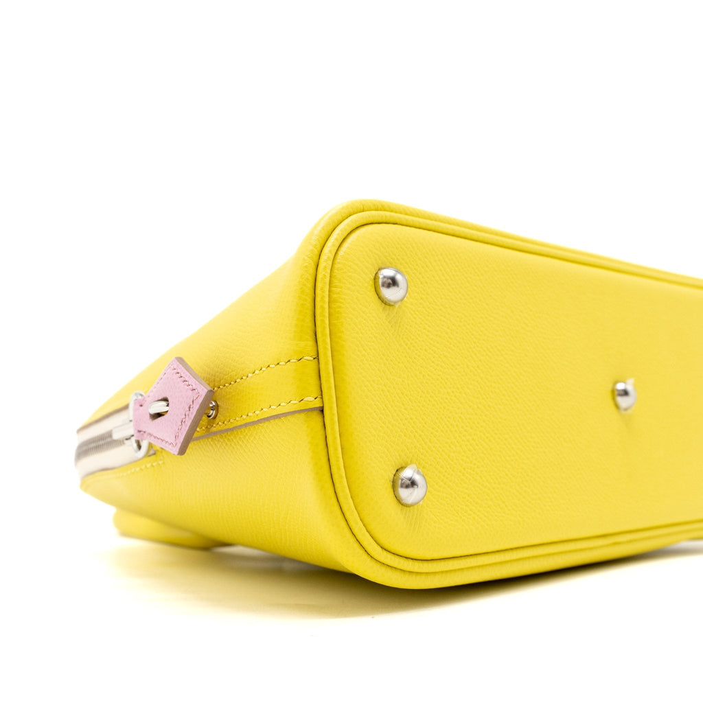 HERMES BOLIDE 1923 25 EPSOM LIME/MAUVE SYLVESTRE/NATA SHW