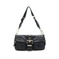 PRADA LONG SHOULDER BAG IN BLACK SHW