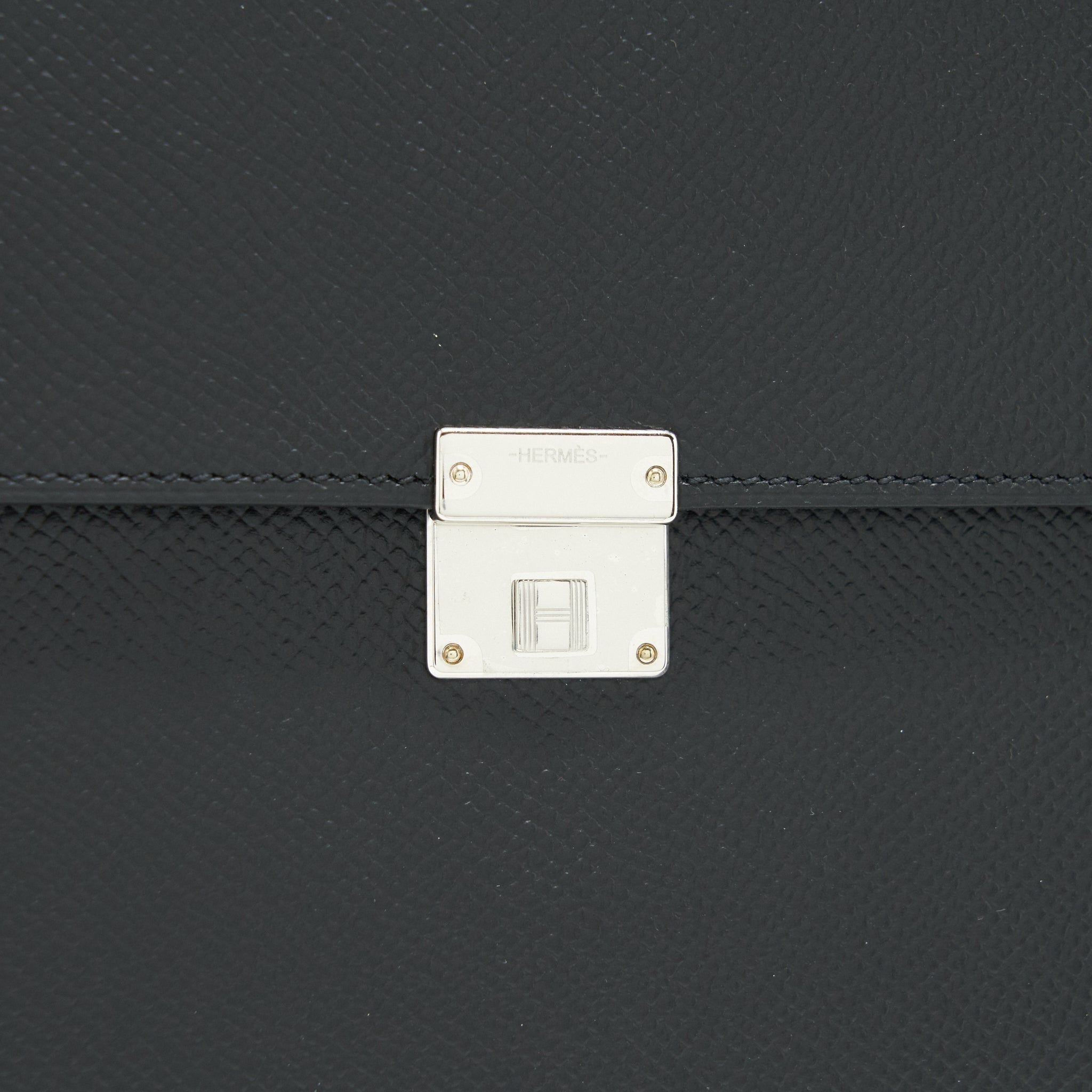 HERMES CLIC 16 WALLET EPSOM BLACK SHW