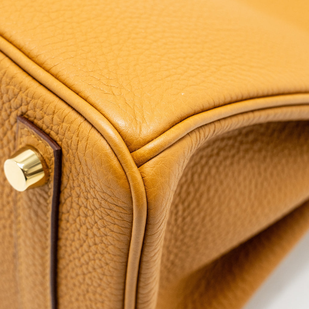 HERMES BIRKIN 25 TOUCH CROCODILE NILOTICUS/TOGO CARAMEL/TABAC CAMEL GHW