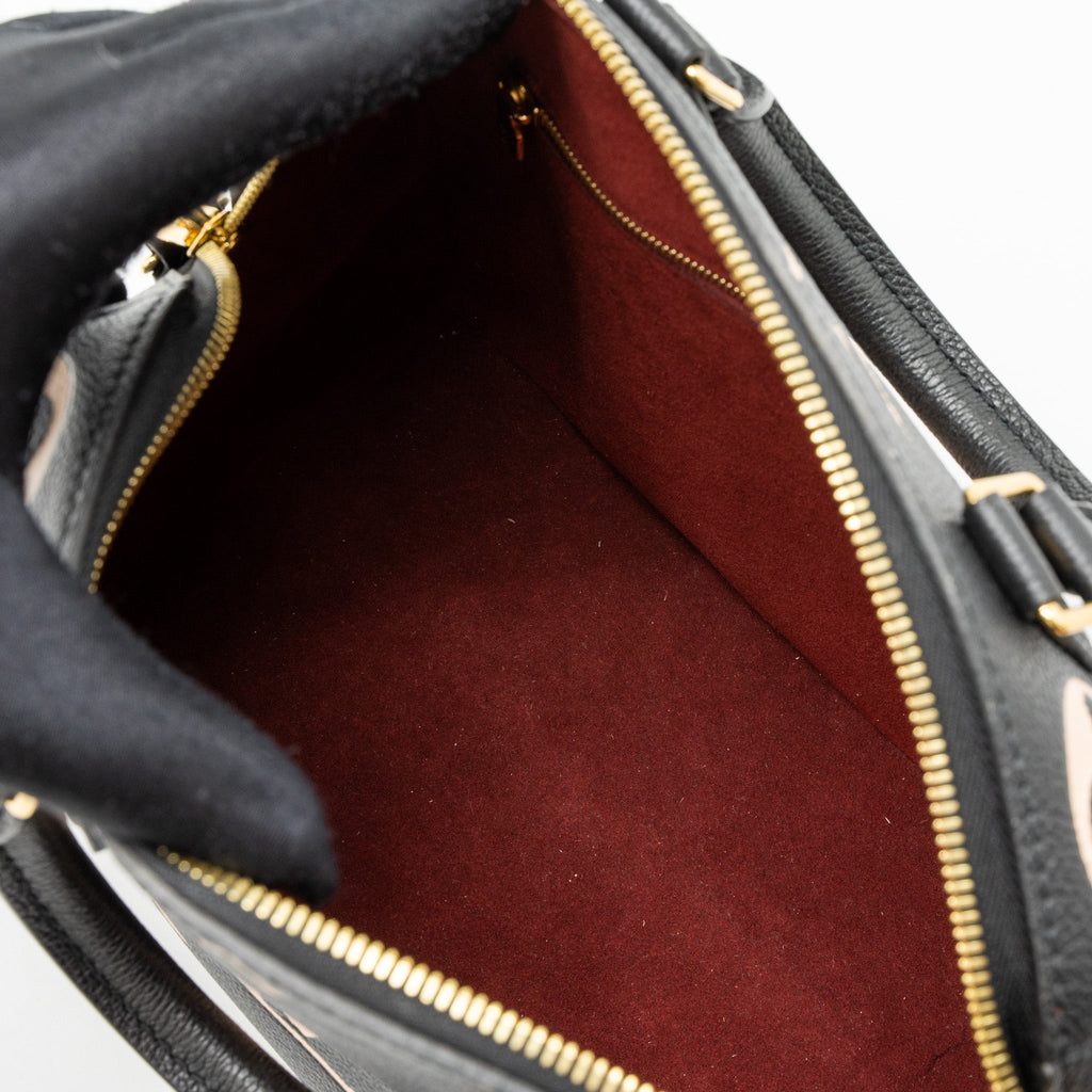 LOUIS VUITTON SPEEDY BANDOULIERE 25 BICOLOUR MONOGRAM EMPREINTE GHW (NEW VERSION)