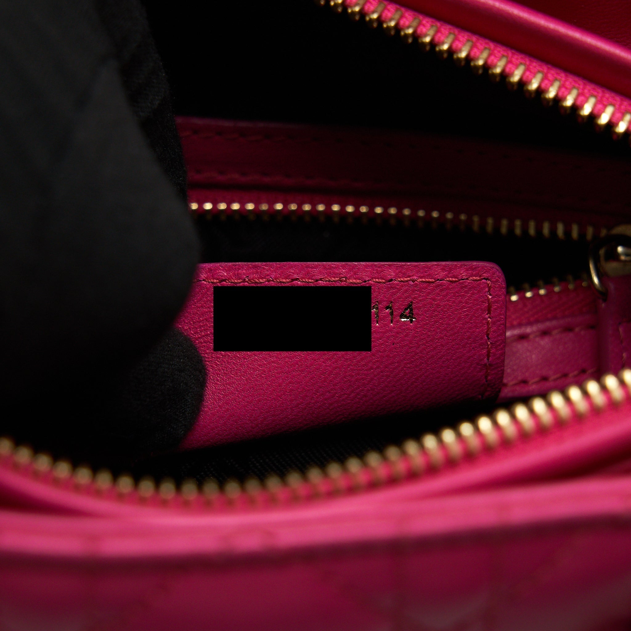 DIOR LADY DIOR BAG MEDIUM PINK GHW