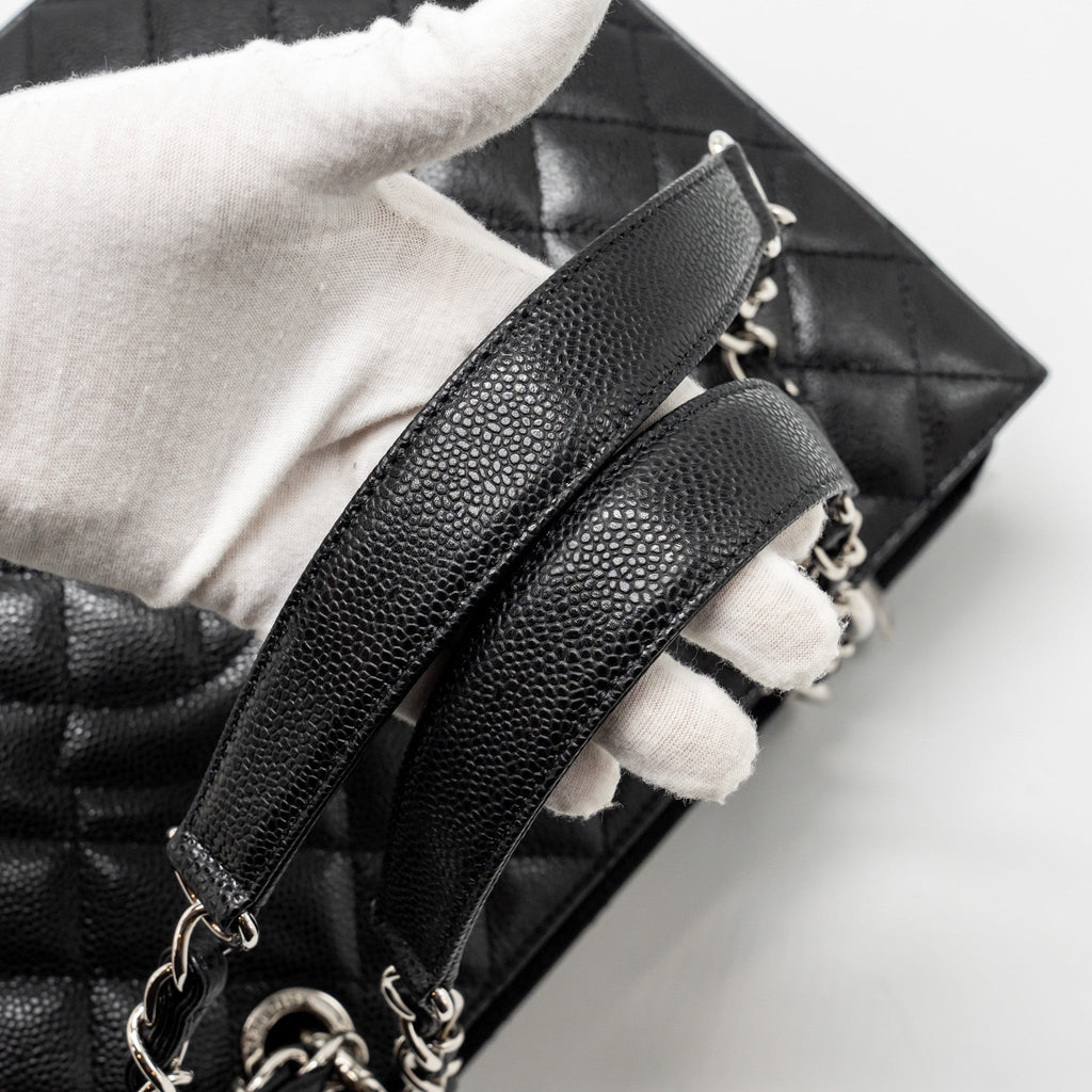 SAINT LAURENT NANO SAC DE JOUR CROC EMBOSSED CALFSKIN BLACK SHW