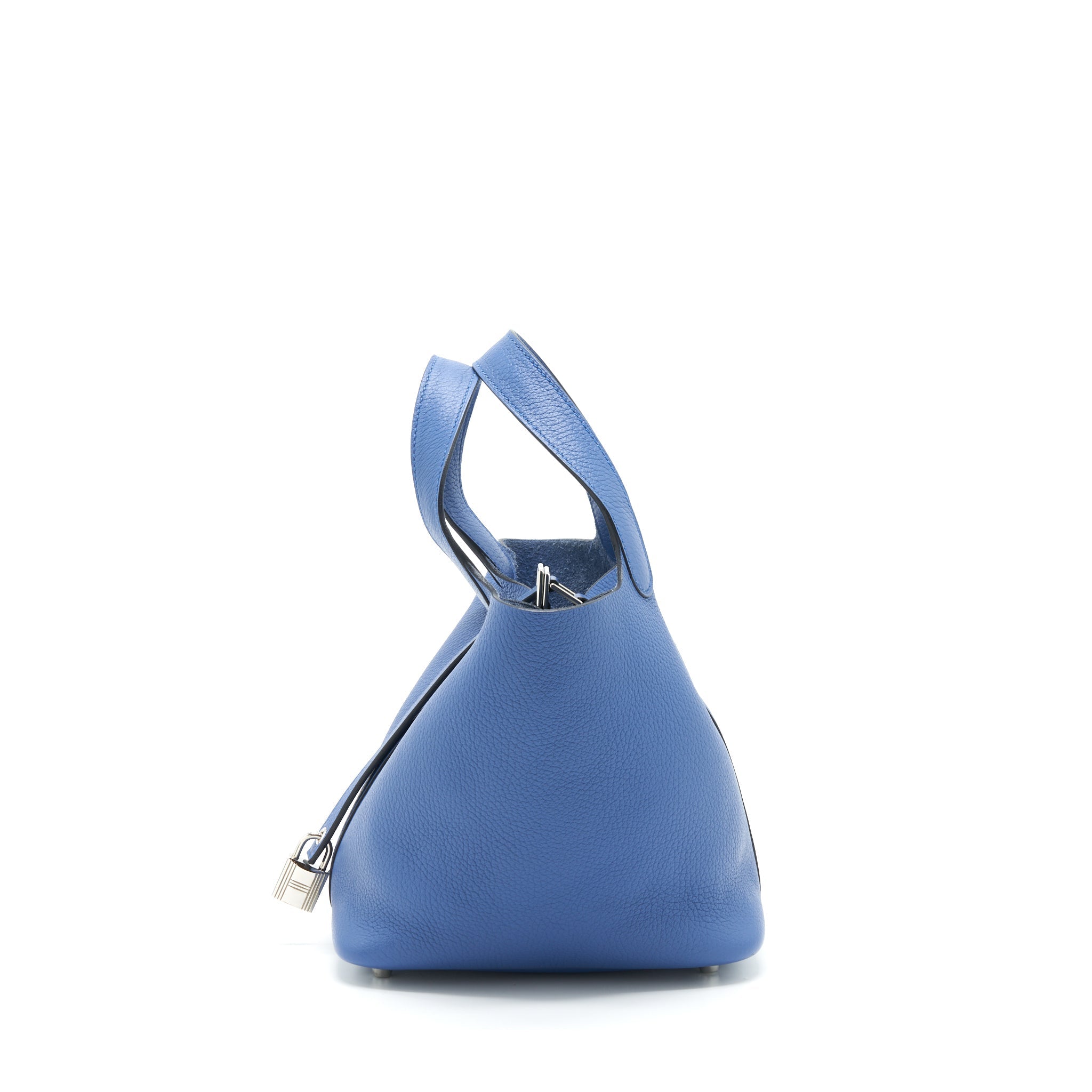 HERMES PICOTIN 18 LOCK BAG CLEMENCE BLUE AGATE SHW