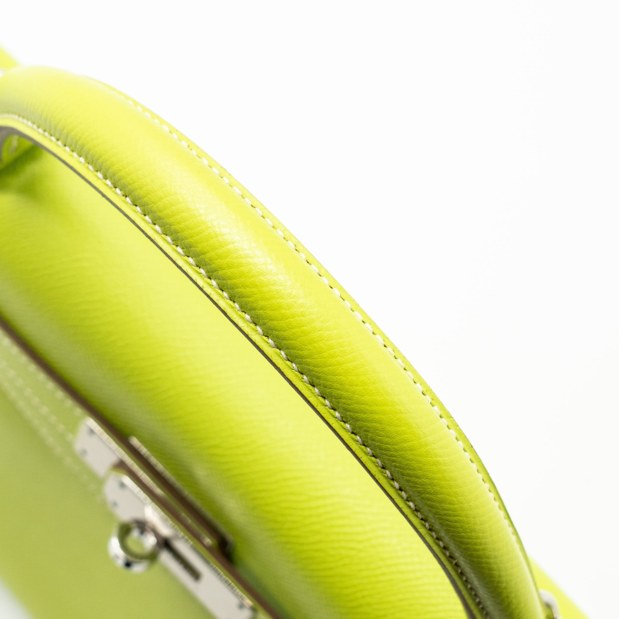 HERMES KELLY 32 EPSOM KIWI/OLIVE GREEN SHW