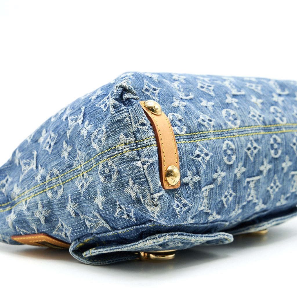 LOUIS VUITTON BAGGY PM DENIM MONOGRAM SHOULDER BAG