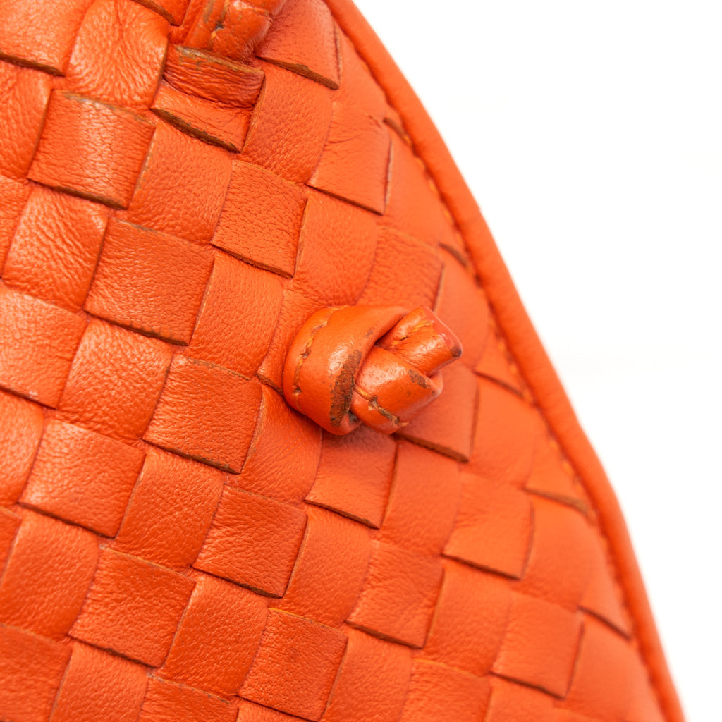 BOTTEGA VENETA ZIPPY CROSSBODY BAG ORANGE