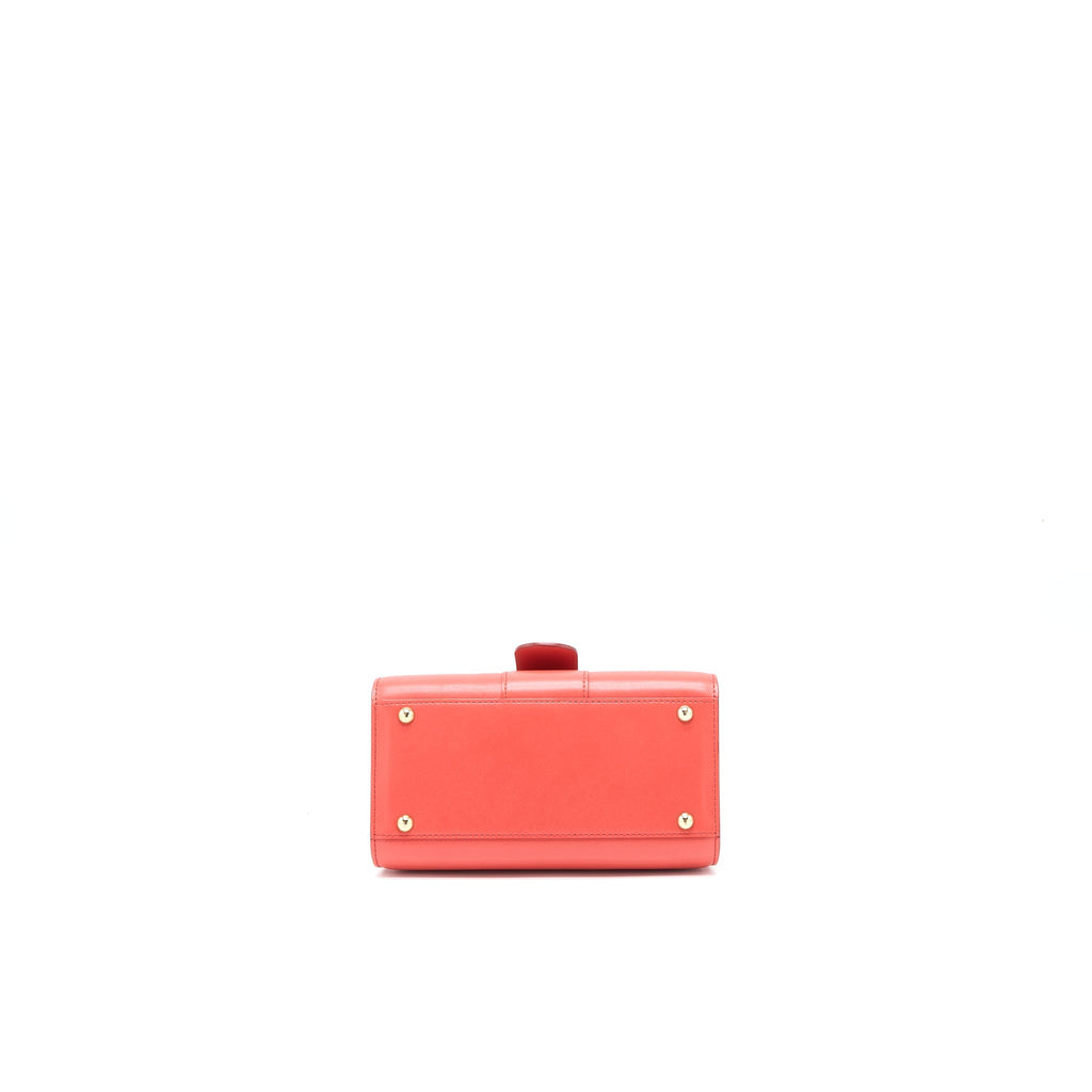 DELVAUX MINI BRILLIANT BOX CALFSKIN SUNSET GHW