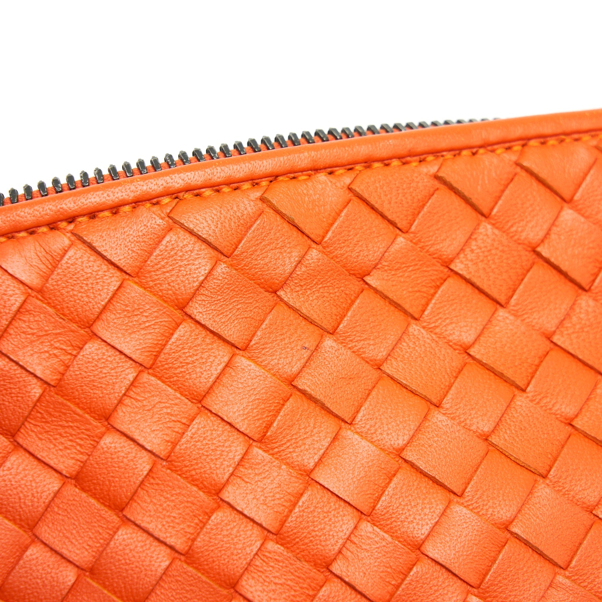 BOTTEGA VENETA ZIPPY CROSSBODY BAG ORANGE