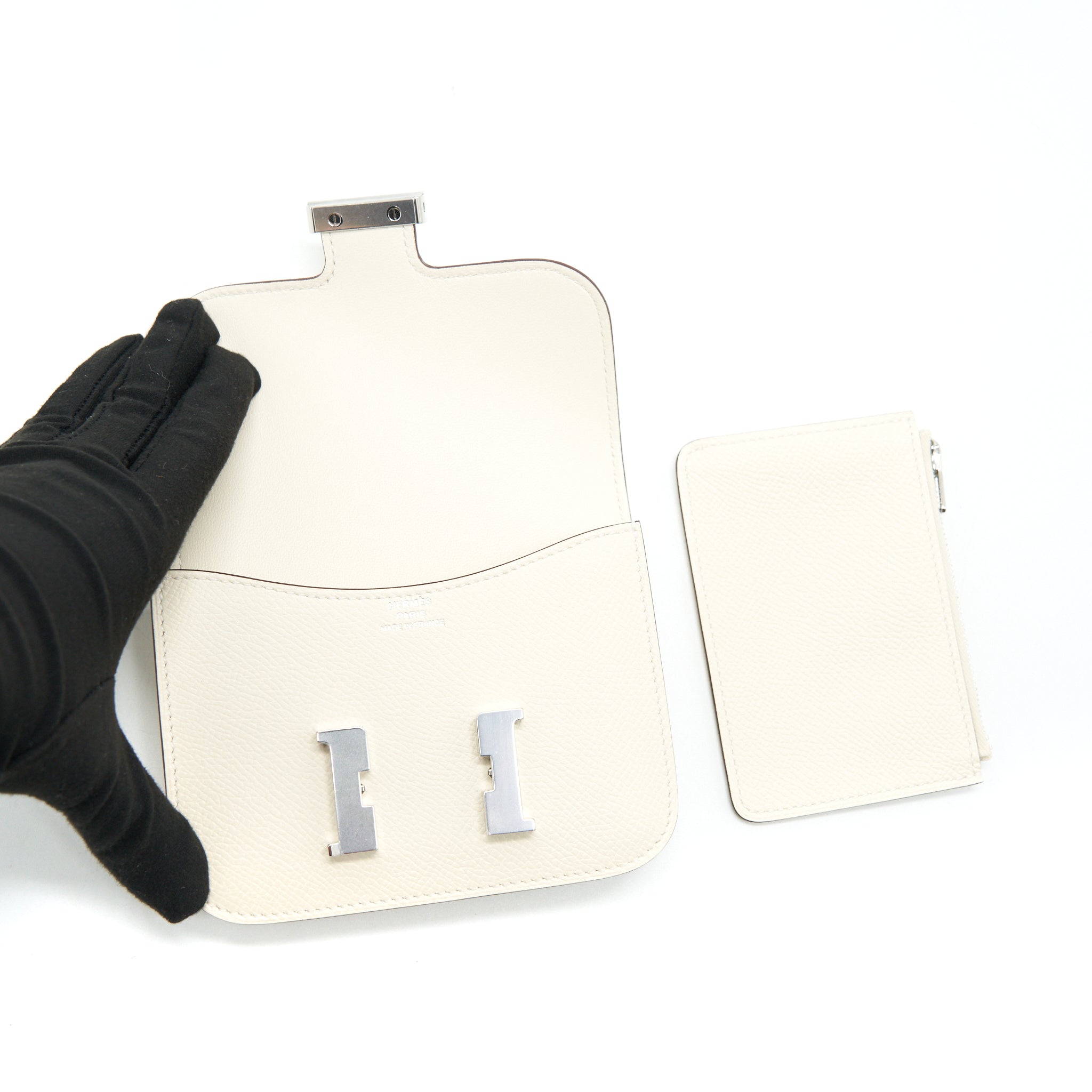 HERMES CONSTANCE SLIM WALLET EPSOM NATA SHW