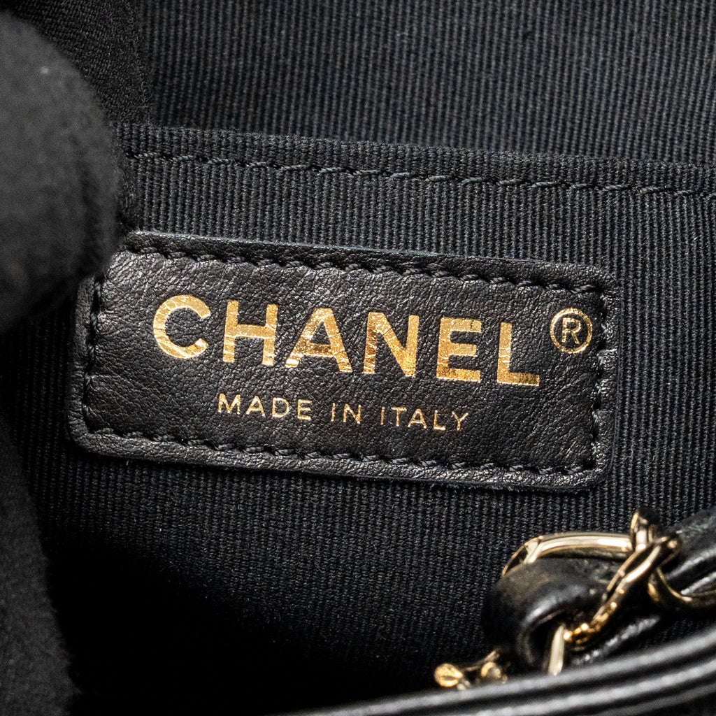 CHANEL TRIPLE POCKET BACKPACK CAVIAR BLACK LGHW (MICROCHIP)