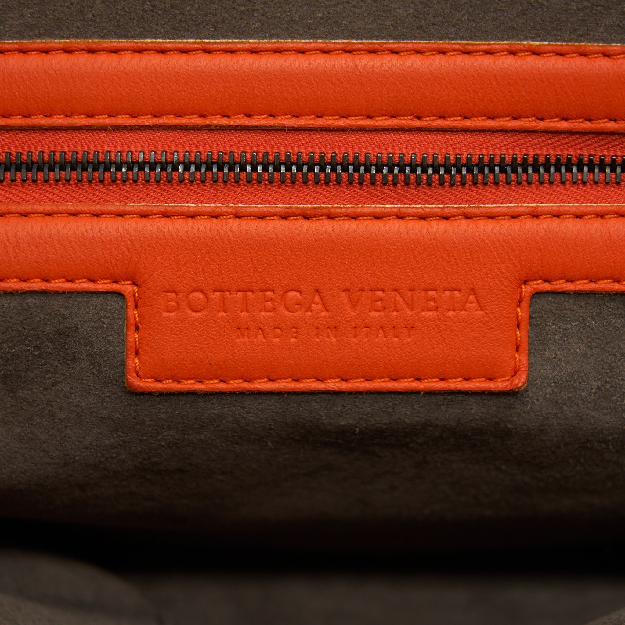 BOTTEGA VENETA ZIPPY CROSSBODY BAG ORANGE
