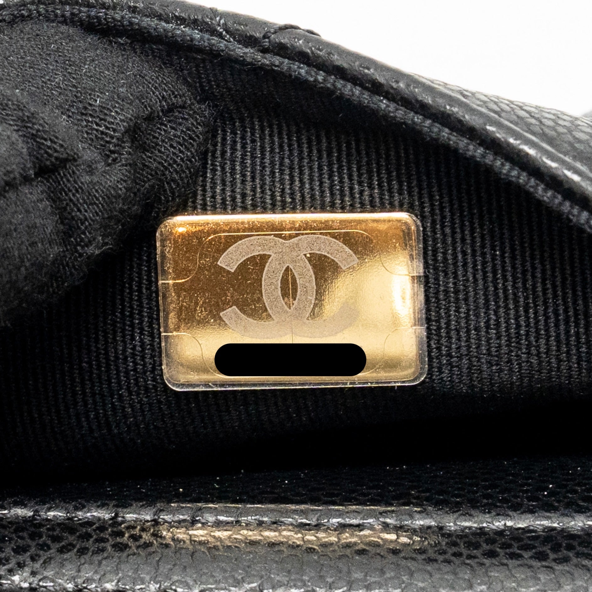 CHANEL TRIPLE POCKET BACKPACK CAVIAR BLACK LGHW (MICROCHIP)